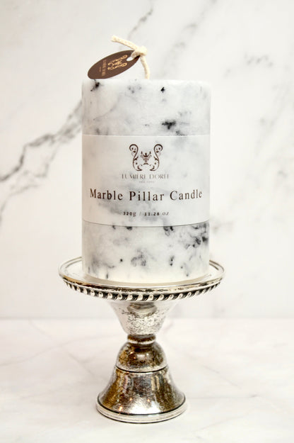 Artistic Candle - Marble - LUMIÈRE DORÉE