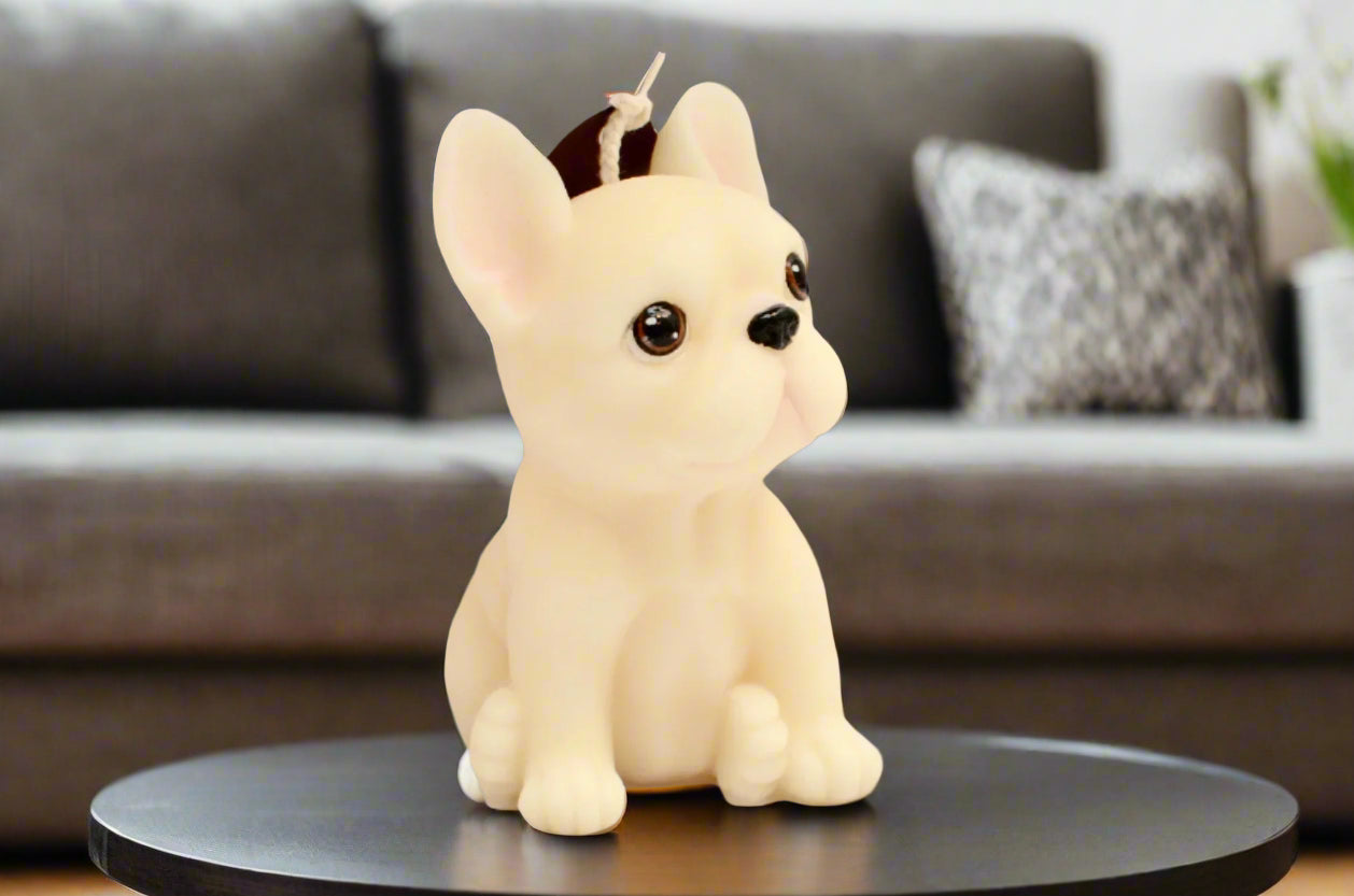 French Bulldog  Candle