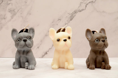French Bulldog  Candle